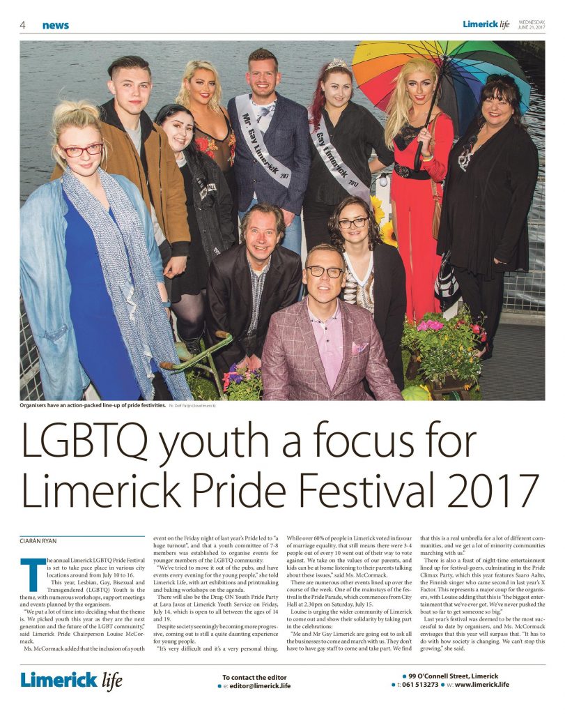 Limerick LIfe 21 June Pride
